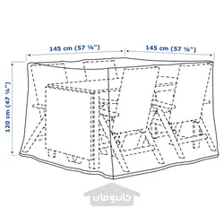 روکش ست مبلمان ایکیا مدل IKEA TOSTERÖ