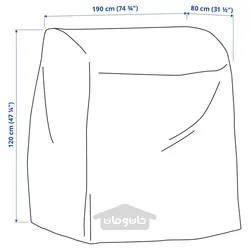 روکش برای مبلمان فضای باز ایکیا مدل IKEA TOSTERÖ