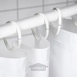 حلقه پرده حمام ایکیا مدل IKEA HASSJÖN