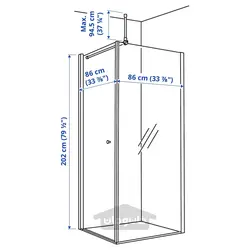 دوش گوشه ای ایکیا مدل IKEA OPPEJEN