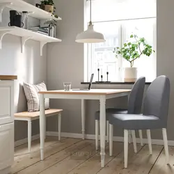 میز با 2 عدد صندلی و نیمکت ایکیا مدل IKEA DANDERYD / DANDERYD