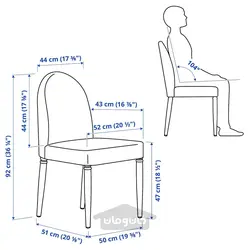 میز با 2 عدد صندلی و نیمکت ایکیا مدل IKEA DANDERYD / DANDERYD