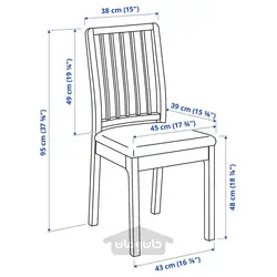 میز با 2 عدد صندلی و نیمکت ایکیا مدل IKEA EKEDALEN / EKEDALEN