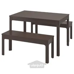 میز و 2 نیمکت ایکیا مدل IKEA EKEDALEN / EKEDALEN