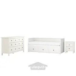 مبلمان اتاق خواب ست 3 عددی ایکیا مدل IKEA HEMNES