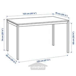 میز و 4 عدد چهارپایه ایکیا مدل IKEA MELLTORP / MARIUS