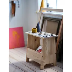 چهارپایه با انبار ایکیا مدل IKEA PERJOHAN