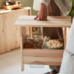 چهارپایه با انبار ایکیا مدل IKEA PERJOHAN