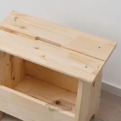 چهارپایه با انبار ایکیا مدل IKEA PERJOHAN