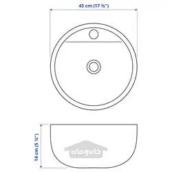 سینک ظرفشویی ایکیا مدل IKEA TÖRNVIKEN