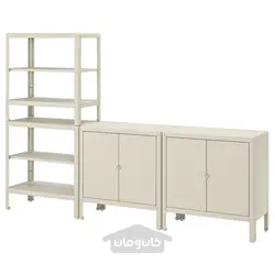 واحد قفسه بندی با 2 کابینت ایکیا مدل IKEA KOLBJÖRN