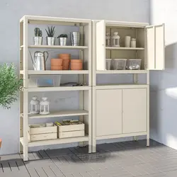 واحد قفسه بندی با 2 کابینت ایکیا مدل IKEA KOLBJÖRN