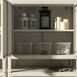 واحد قفسه بندی با 2 کابینت ایکیا مدل IKEA KOLBJÖRN