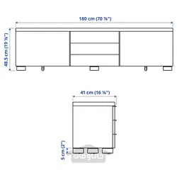 میز تلویزیون ایکیا مدل IKEA BESTÅ BURS