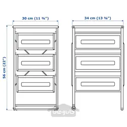 واحد دراور ایکیا مدل IKEA LENNART