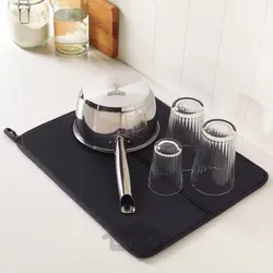خشک کن ظرف ایکیا رنگ خاکستری تیره مدل NYSKÖLJD IKEA