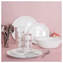 سرویس قاشق چنگال 16 پارچه ایکیا مدل MOPSIG IKEA