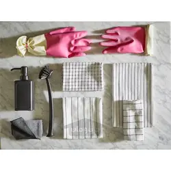 برس ظرفشویی خاکستری ایکیا مدل IKEA RINNIG