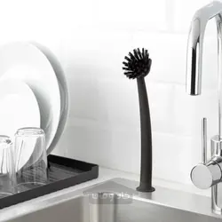 برس ظرفشویی خاکستری ایکیا مدل IKEA RINNIG