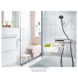 سبد دیواری حمام ایکیا مدل IKEA TISKEN