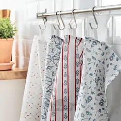 دستمال آشپزخانه چند رنگ 30x40 سانتی متر بسته 4 عددی ایکیا مدل IKEA INAMARIA