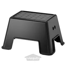 چهارپایه مشکی ایکیا مدل IKEA BOLMEN