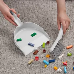 جارو و خاک انداز خاکستری ایکیا مدل IKEA PEPPRIG