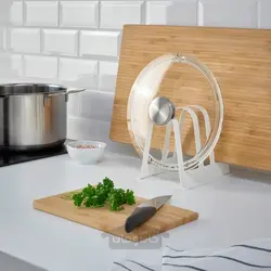 پایه تخته برش و درب سفید 14 سانتی متری ایکیا مدل IKEA AVSTEG