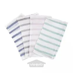 پارچه آشپزخانه طرح راه راه 4 عدد