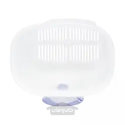 جای وسایل آشپزخانه پلاستیکی با چسبونک رنگ سفید (ساخت ژاپن)