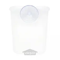 جای وسایل آشپزخانه پلاستیکی با چسبونک رنگ سفید (ساخت ژاپن)