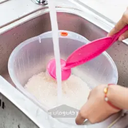 شوینده برنج رنگ سفید ساخت ‌ژاپن