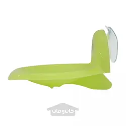 جا صابونی پلاستیکی با چسبونک رنگ سبز ساخت ‌ژاپن