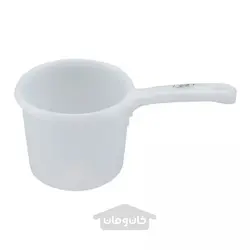 سطل دسته دار پلاستیکی LEAF مخصوص حمام رنگ طبیعی (ساخت ‌ژاپن)