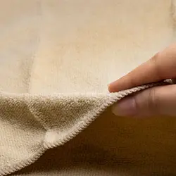 حوله صورت مایکروفایبر رنگ قهوه ای