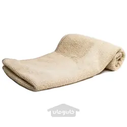 حوله صورت مایکروفایبر رنگ قهوه ای