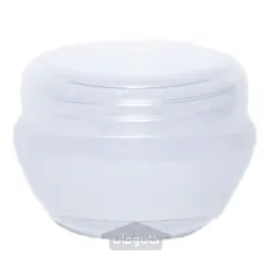 ظرف کرم با درپوش داخلی رنگ سفید سایز بزرگ