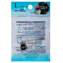 ظرف کرم با درپوش داخلی رنگ سفید سایز بزرگ