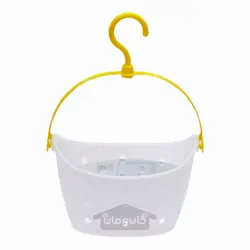 سبد گیره لباس پلاستیکی پهن ساخت ‌ژاپن