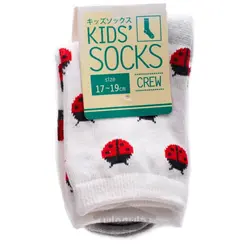 جوراب بچگانه طرح کفشدوزک