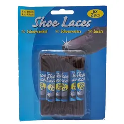 بند کفش رنگ کرمی 6 عددی Shoe Laces