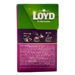 چای زغال اخته و تمشک لوید 40 گرم Loyd