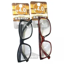 عینک مطالعه پلاستیکی 4.0+
