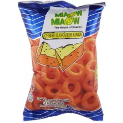 پفک پنیری حلقه ای میو میو 60 گرم Miaow Miaow