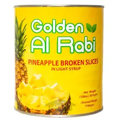 آناناس تکه ای گلدن الربیع 3035 گرم Golden al rabi