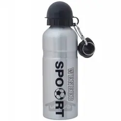 قمقمه دوچرخه فلزی دو در وی نید اسپورت 500 میلی لیتر رنگ نقره ای Weneed sport