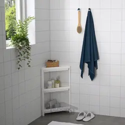 قفسه (شلف) حمام ایکیا مخصوص گوشه 3 طبقه VESKEN IKEA