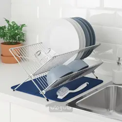 خشک کن ظرف ایکیا رنگ آبی مدل NYSKÖLJD IKEA