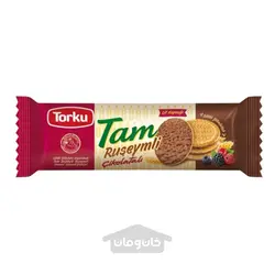 بیسکویت تام روشیمالی با طعم کاکائو و میوه های جنگلی تورکو 84 گرم Torku