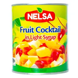 کمپوت کوکتل میوه نلسا 850 گرم NELSA
